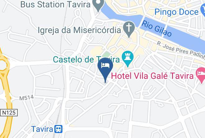 Tavira - Pousada Da Juventude Maps