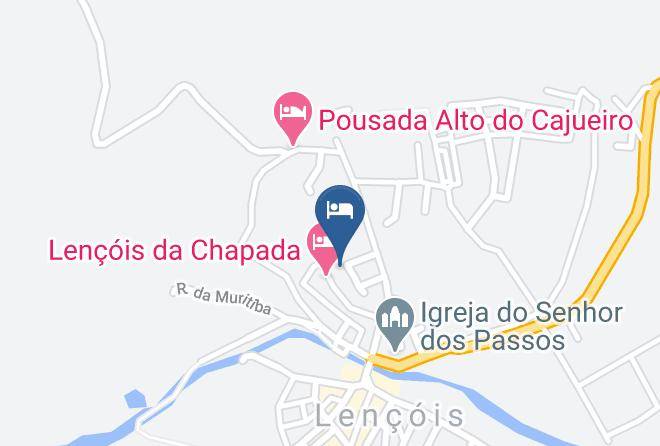 Lencois - Pousada Da Lurdinha Maps