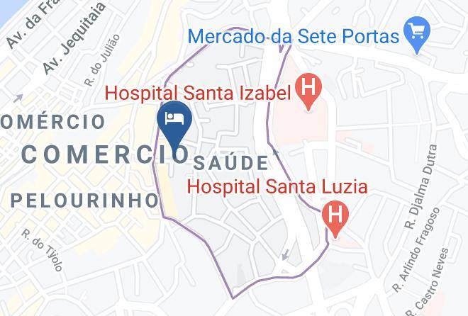Salvador - Pousada Da Mangueira Maps