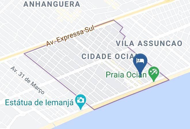 Praia Grande - Pousada Da Mary Maps
