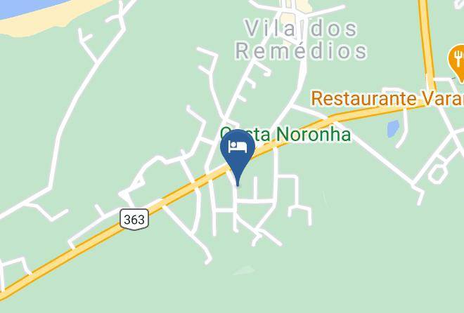 Fernando De Noronha - Pousada Da Mercia Maps