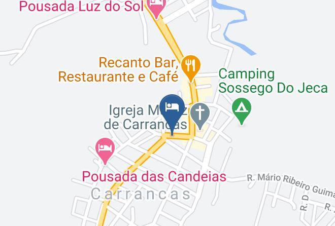 Carrancas - Pousada Da Mica Maps