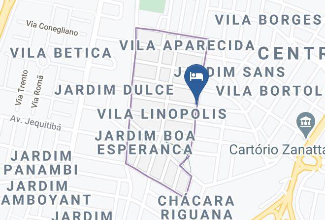 Santa Barbara Doeste - Pousada Da Monica Maps