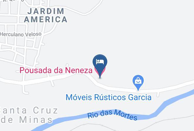 Santa Cruz De Minas - Pousada Da Neneza Maps