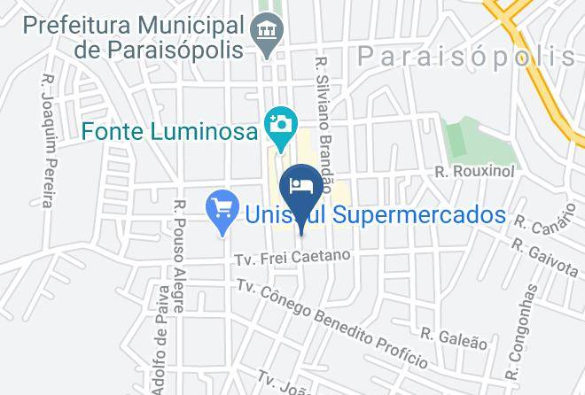 Paraisopolis - Pousada Da Praca Maps