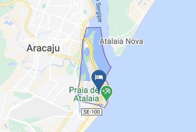Aracaju - Pousada Da Praia Maps