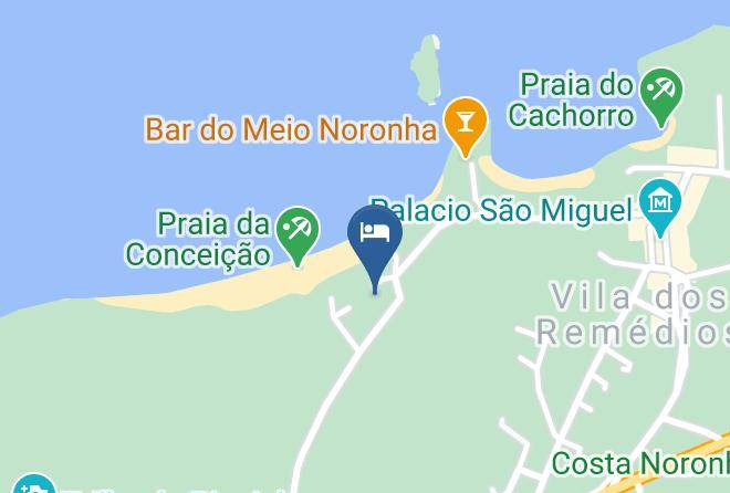 Fernando De Noronha - Pousada Da Praia Noronha Maps