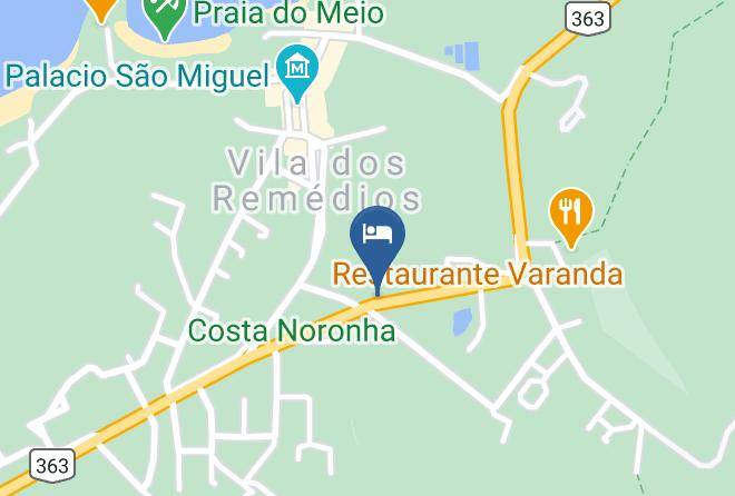Fernando De Noronha - Pousada Da Praia Maps