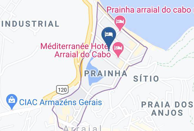 Arraial Do Cabo - Pousada Da Prainha Maps
