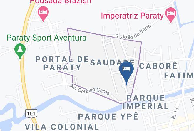 Parati - Pousada Da Rose Paraty Maps
