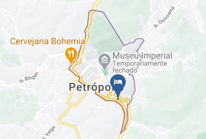 Petropolis - Pousada Da Rua Thereza Maps