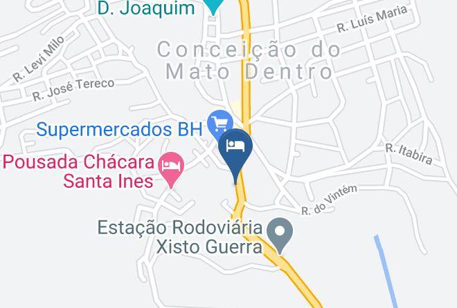 Conceicao Do Mato Dentro - Pousada Da Saudade Maps