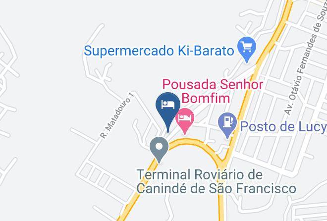Caninde De Sao Francisco - Pousada Da Serra Maps
