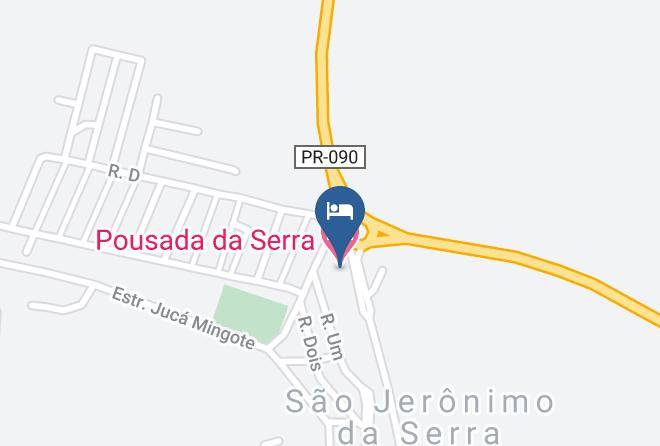 Sao Jeronimo Da Serra - Pousada Da Serra Maps