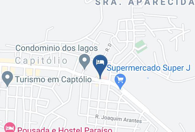 Capitolio - Pousada Da Tia Cida Maps