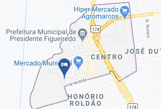 Presidente Figueiredo - Pousada Da Wal Maps