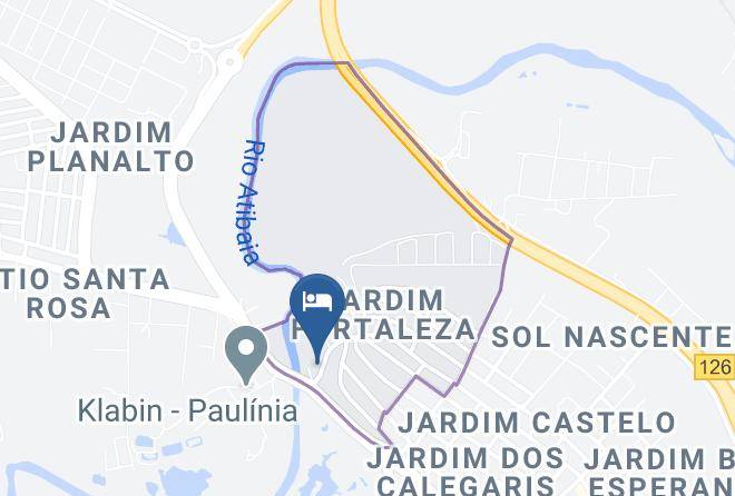 Paulinia - Pousada Das Andorinhas Maps