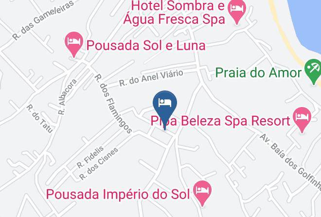 Tibau Do Sul - Pousada Das Canoas Maps