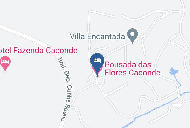 Caconde - Pousada Das Flores Caconde Maps