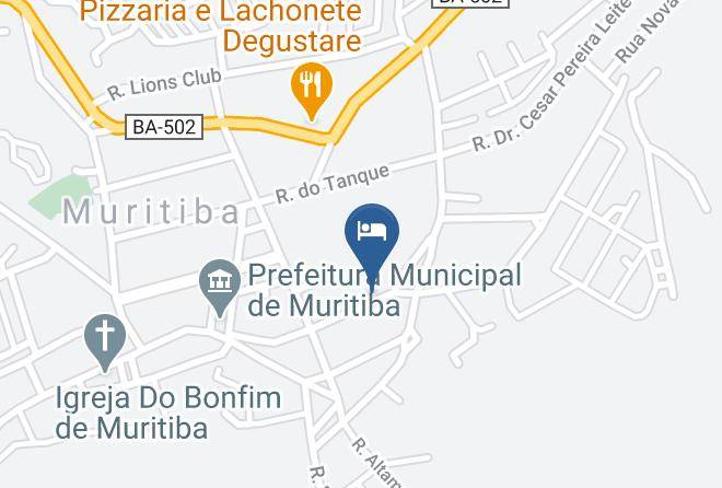 Muritiba - Pousada Das Flores Maps