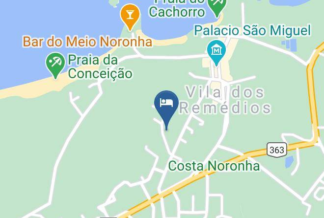 Fernando De Noronha - Pousada Das Ilhas Maps
