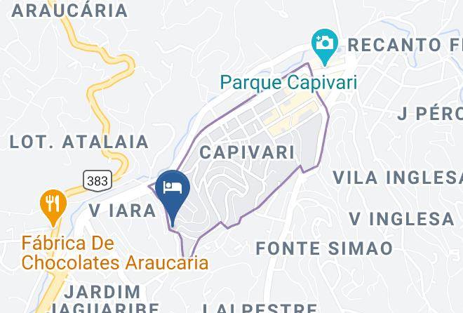 Campos Do Jordao - Pousada Das Lavandas Maps