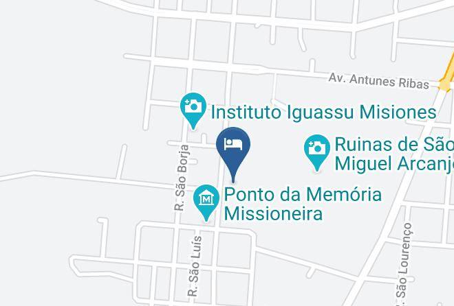 Sao Miguel Das Missoes - Pousada Das Missoes Maps