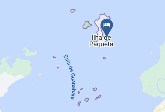 Rio De Janeiro Paqueta - Pousada Das Nacoes Paqueta Maps
