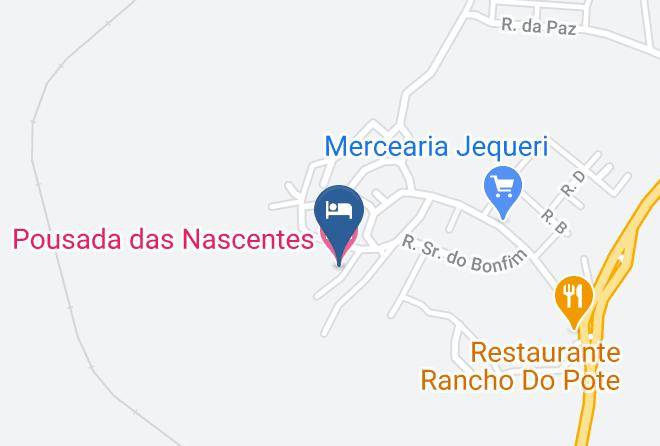 Catas Altas - Pousada Das Nascentes Maps
