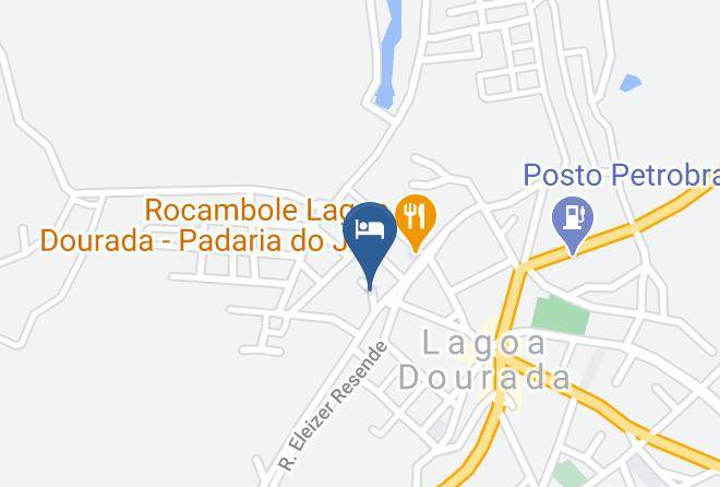 Lagoa Dourada - Pousada Das Vertentes Maps