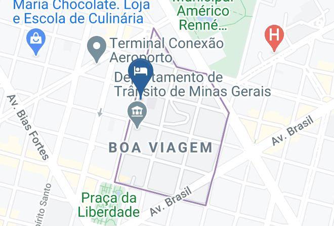 Belo Horizonte - Pousada Das Virtudes Maps