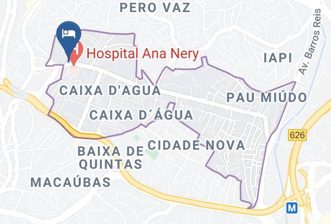 Salvador - Pousada De Apoio Maps