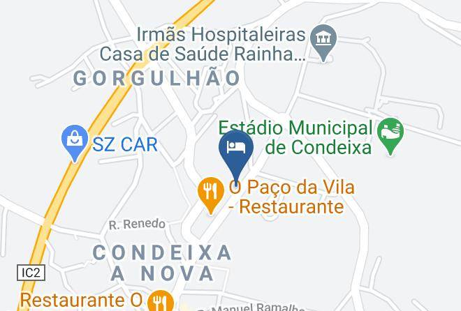 Condeixa A Nova - Conimbriga Hotel Do Paco Maps