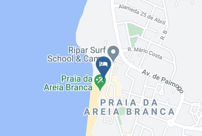 Lourinha - Pousada De Juventude Da Areia Branca Maps