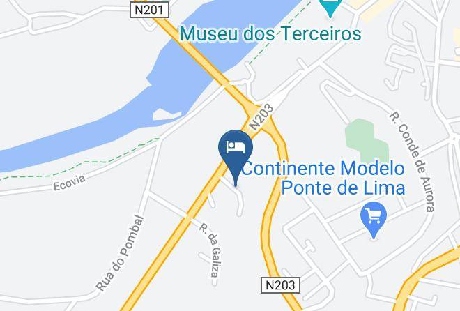 Ponte De Lima - Pousada De Juventude De Ponte De Lima Maps