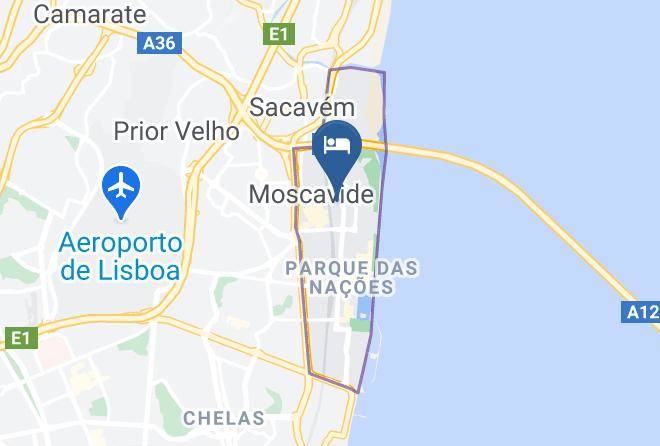 Lisbon - Pousada De Juventude Do Parque Das Nacoes Maps