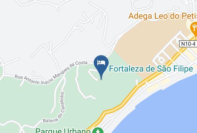 Santa Maria Da Graca - Pousada De Sao Filipe Maps