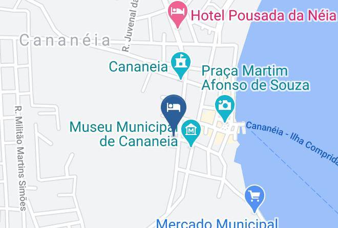 Cananeia - Pousada Del Mare Maps