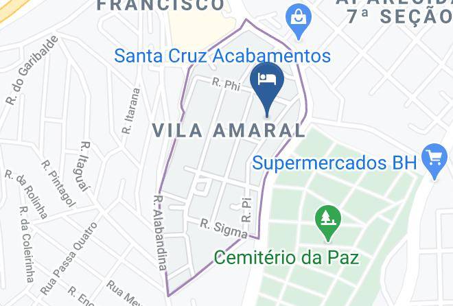 Belo Horizonte - Pousada Del Rey Maps
