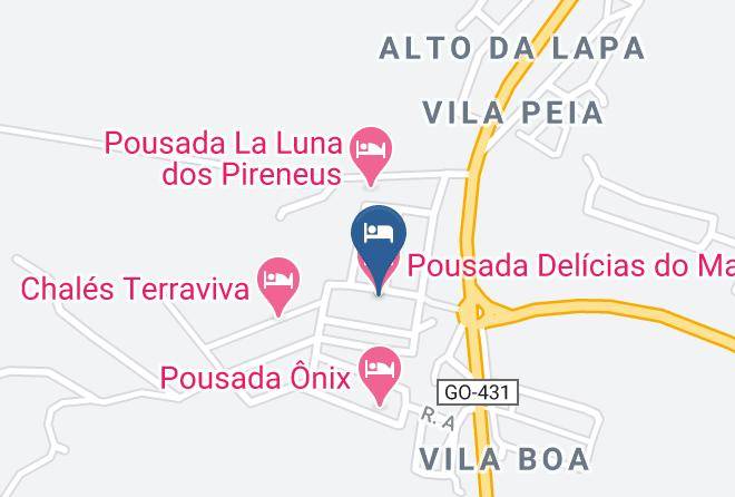 Pirenopolis - Pousada Delicias Do Mar Maps
