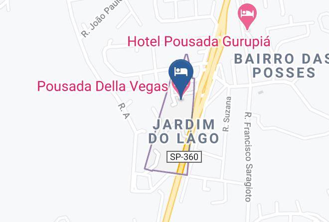Serra Negra - Pousada Della Vegas Maps