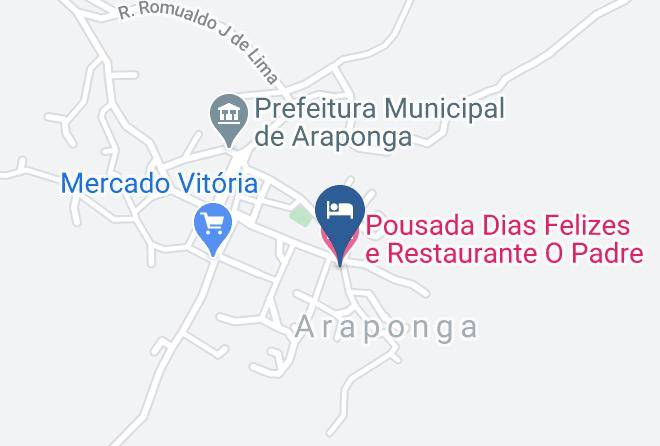 Araponga - Pousada Dias Felizes E Restaurante O Padre Maps
