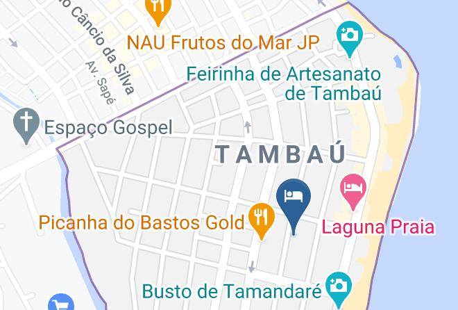 Joao Pessoa - Pousada Dino's Beach Tambau Maps