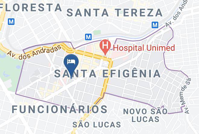 Belo Horizonte - Pousada Do Aconchego Maps