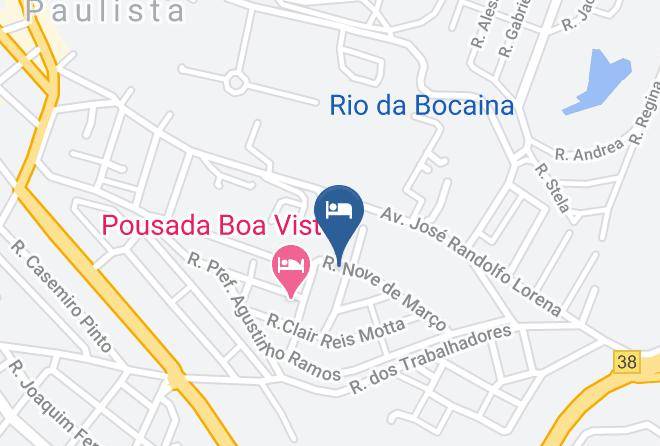 Cachoeira Paulista - Pousada Do Braz Maps