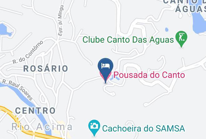 Rio Acima - Pousada Do Canto Maps