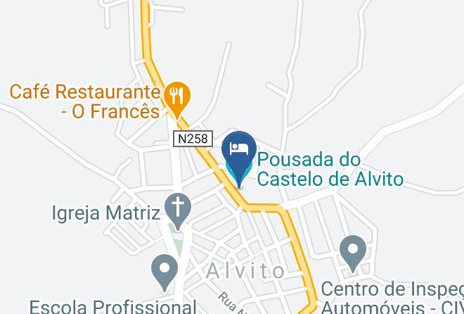 Alvito - Pousada Do Castelo De Alvito Maps