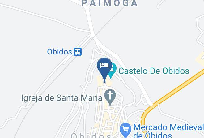 Obidos - Pousada Do Castelo De Obidos Maps