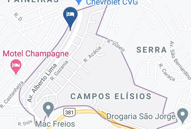 Joao Monlevade - Pousada Do Cowboy Maps