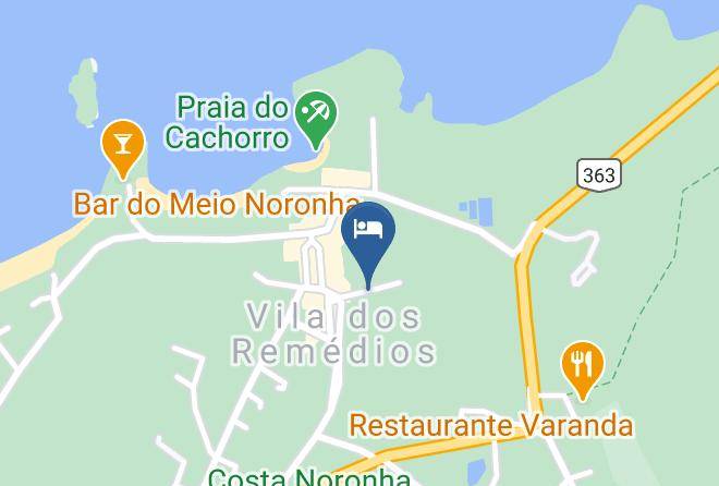Fernando De Noronha - Pousada Do Eli Maps